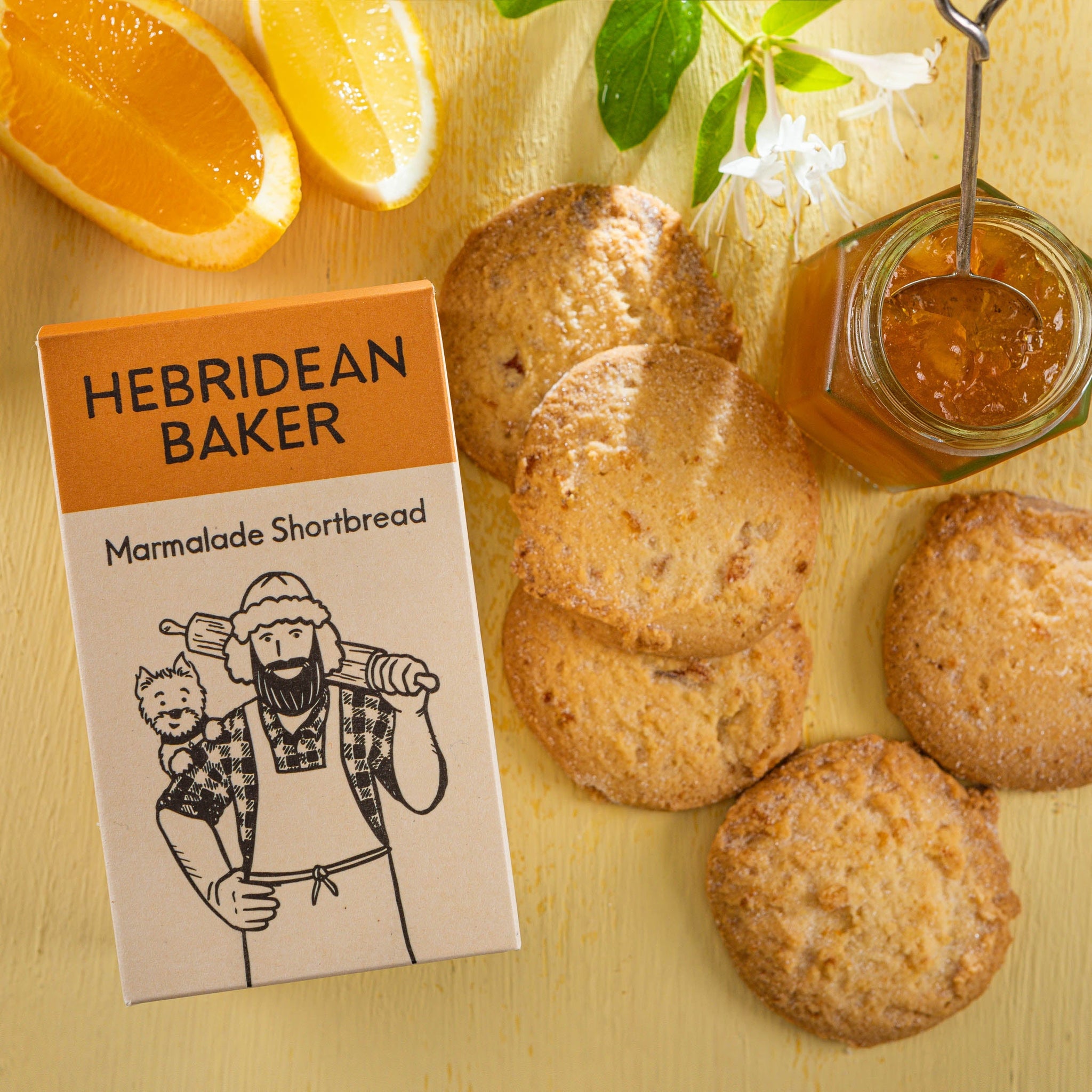 Hebridean Baker Marmalade Shortbread