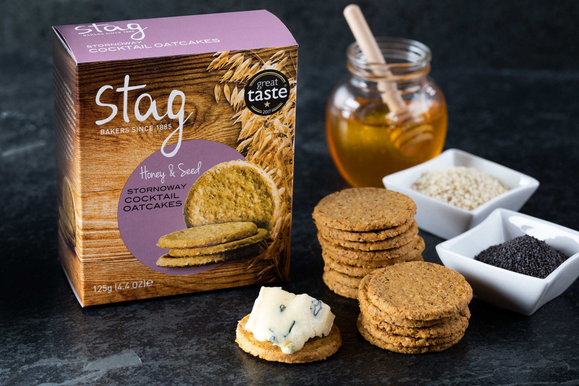 Honey & Seed Oatcakes