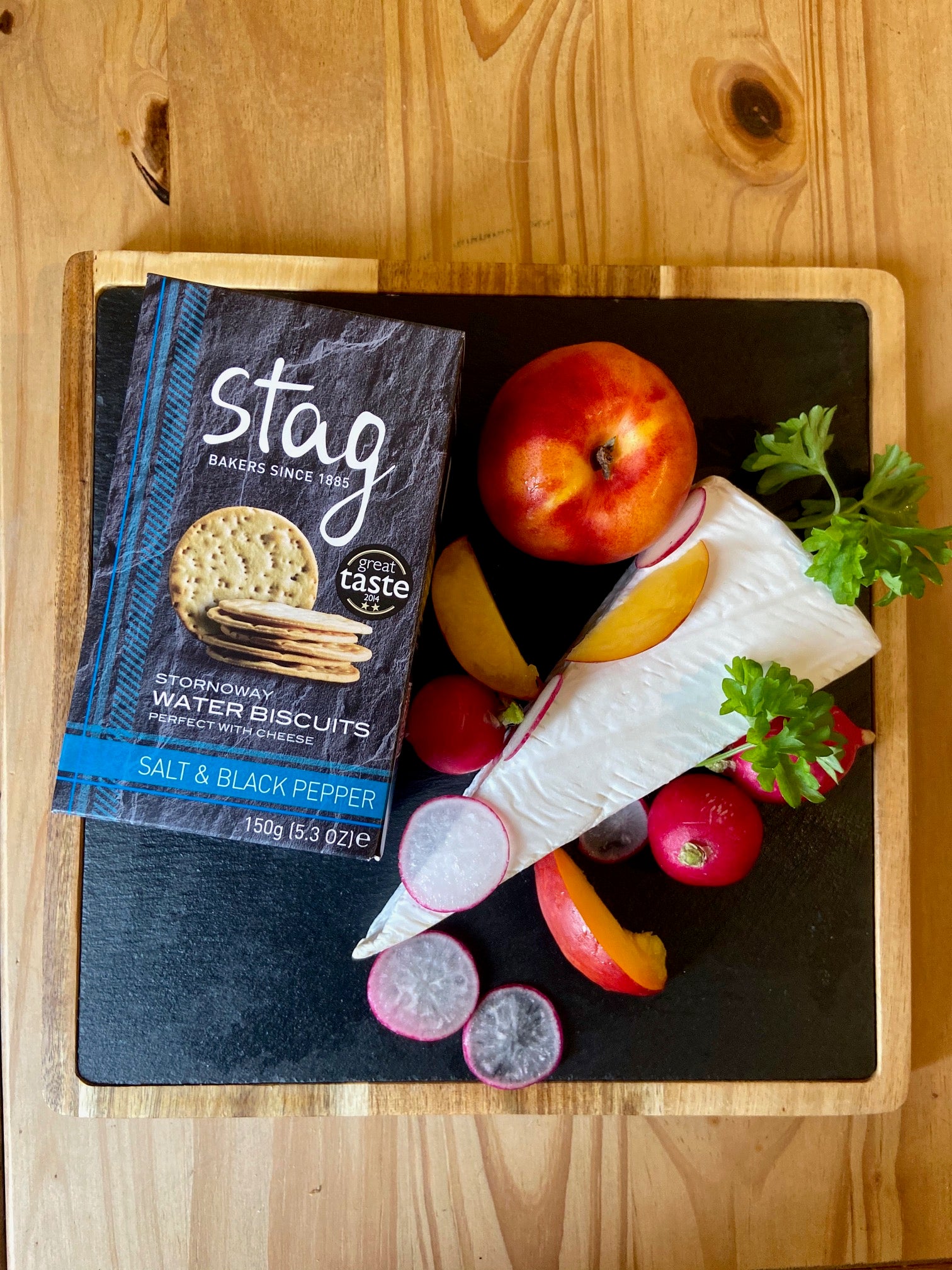 Salt & Pepper Water Biscuits