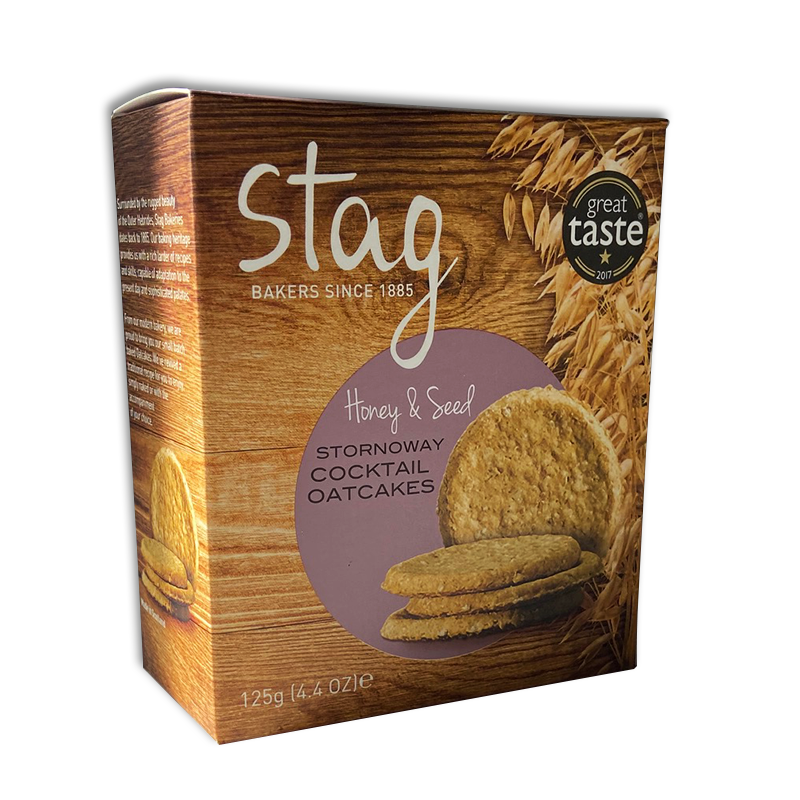 Stornoway Cocktail Honey & Seed Oatcakes