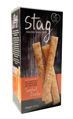 Cheese Straws with Smoked Dunlop