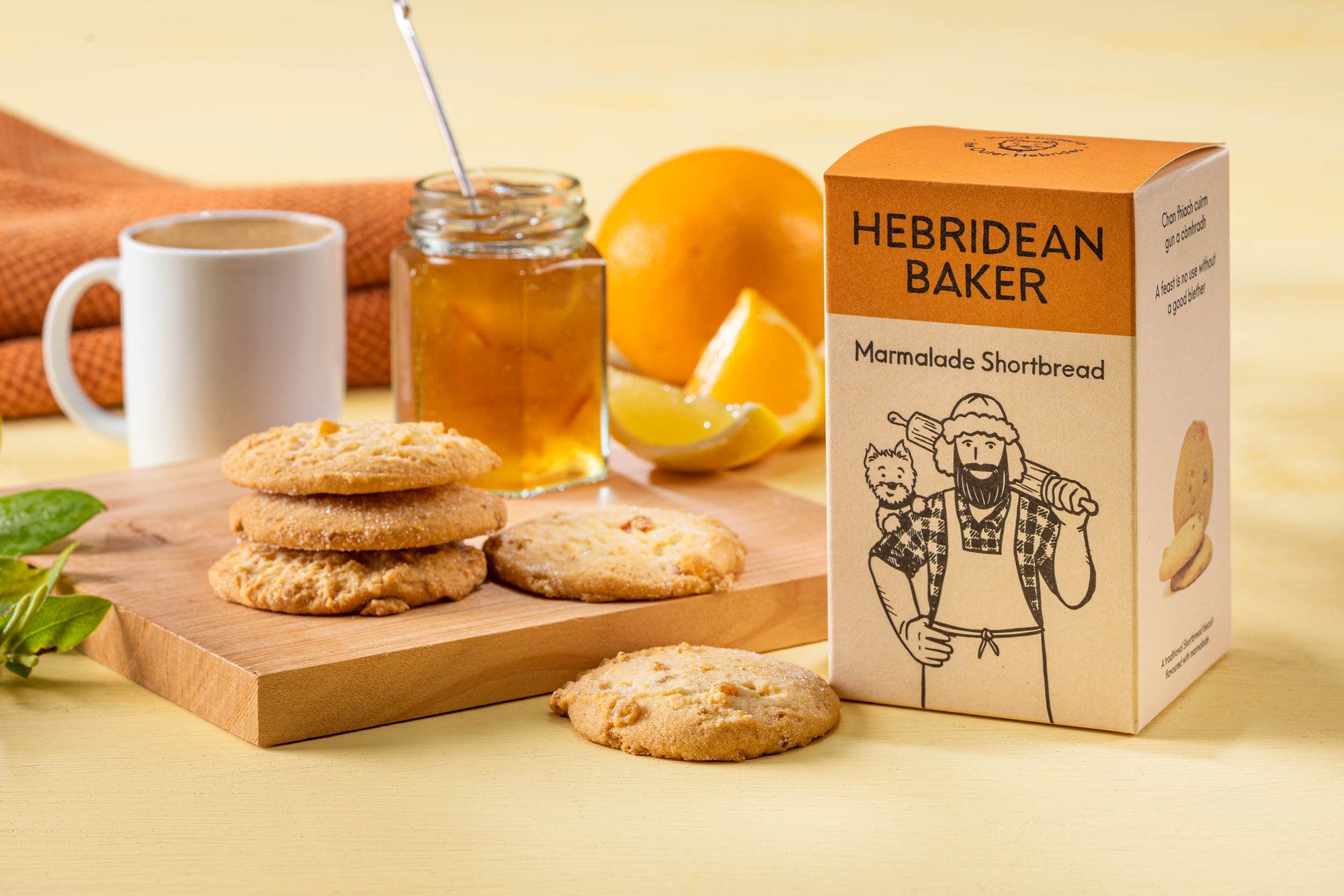Hebridean Baker Marmalade Shortbread