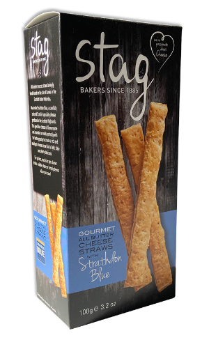 Cheese Straws with Strathdon Blue