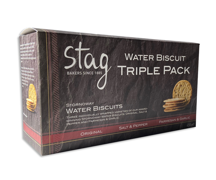 Stornoway Water Biscuit Triple Pack